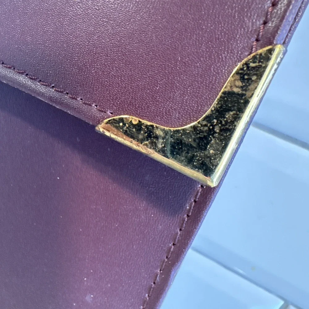 Vintage Faux Leather Buisness Portfolio Pad Holder‎ Calculator Never Used